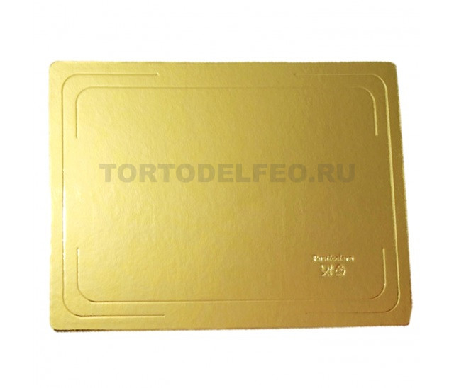 Подложка для торта 2,5мм 40*60см золото